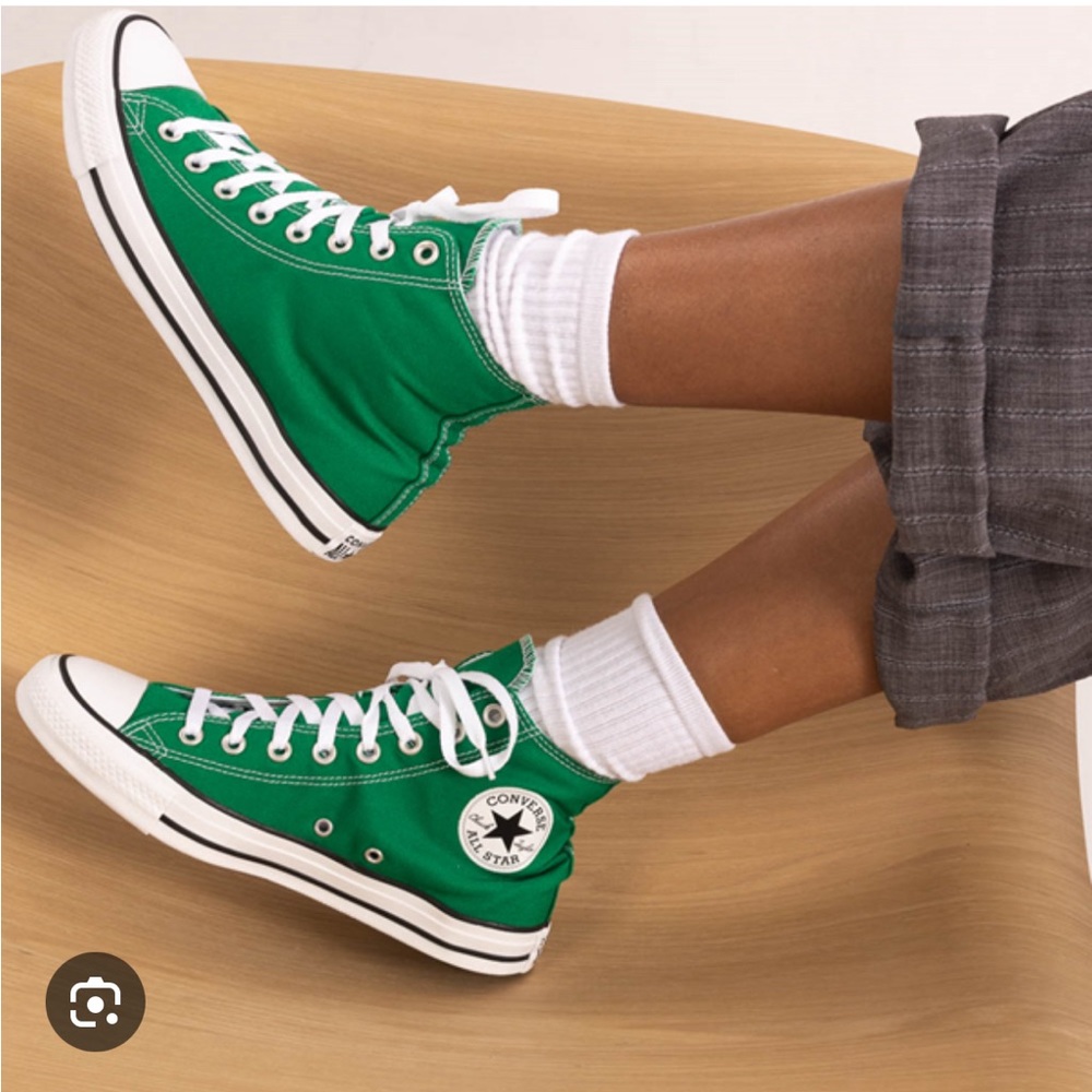 cute green converse